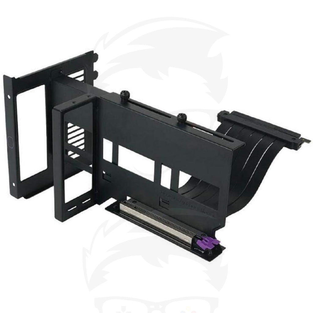 Cooler Master Universal Vertical Graphics Card Holder KIT V.2 With 165mm/6.5in PCIE 4.0 Riser Cable Cooler Master Universal Vertical Graphics Card Holder KIT V.2 With 165mm/6.5in PCIE 4.0 Riser Cable